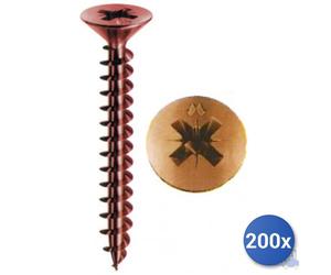 200X Vis Autoperceuses Pour Panneau Panelvit&Reg; Mustad Bronzé Tsp Pz