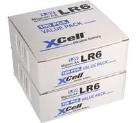 200x XCell AA LR6 MIGNON Super Alkaline Pile