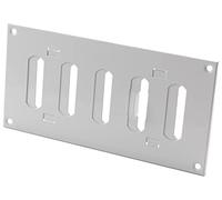 200x100mm Blanc Métal Grille de Ventilation - Réglable Grill D'aération - Lames Réglables