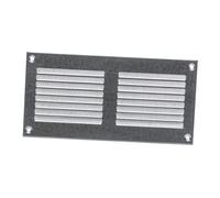 200x100mm Grille de Ventilation avec Moustiquaire - Grilles d'aération en Métal - Acier Galvanisé
