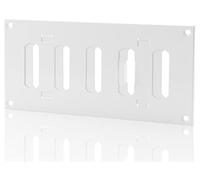 200x100mm Grille de Ventilation Blanche Réglable - Grilles d'aération en Métal