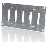 200x100mm Grille de Ventilation Réglable en Acier Galvanisé - Grilles d'aération en Métal