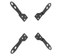 200x200 Adaptateur VESA - Compatible avec TV et moniteurs 23-42 Pouces | Convertit 75x75 / 100x100 mm en 200x200 / 100x200 / 200x100 mm, capacité de charge jusqu'à 30 kg, acier massif, Noir