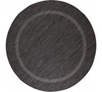 200x200 cm Pièce de moquette Relax 4311 Cercle noir