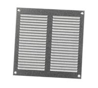 200x200mm Grille de Ventilation avec Moustiquaire - Grilles d'aération en Métal - Acier Galvanisé