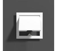 200x200mm Trappe D'inspection - Trappe D'accès En Métal Blanc Porte D'inspection Métallique pour Mur/Plafond, Porte De Câbles, Électricité, Vanne D'eau, Porte De Service(120x120mm)