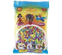 [201-50-4] Hama Lot de 4 Sacs 3000 Perles à repasser midi Diam 5 mm "Pastellmix"