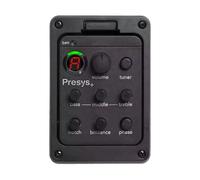 201 Accordeur d'égaliseur pour guitare acoustique classique avec micro piézo - Préampli égaliseur à 4 bandes pour Fishman Presys+