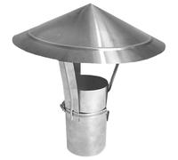 201 Chapeau Cheminée Acier Inoxydable Poêle, Chapeau Toit Rond,Tous Temps, Protection Contre La Pluie for Toits Cheminée Toits Coniques Toutes Saisons Cheminées Foyers Et Chaudières(110mm(4.33in))