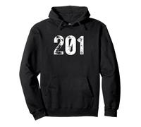 201 Code régional Jersey City New Jersey Telephone indicatif régional 201 Sweat à Capuche