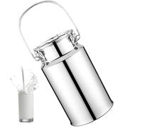 201 Pot a Lait Inox Bidon De Transport De Lait De Ferme De Baratte À Lait Pot Seau À Vin Baril Seau Eau Huile Réservoir Thé Réservoir Scellé en Acier Inoxydable,10L