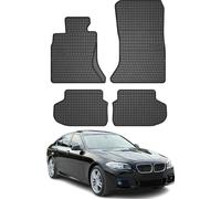 2010-2013 BMW Série 5 Limo Touring F10 F11 Tapis en caoutchouc noir 4 pcs