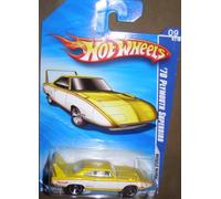 2010 HOT WHEELS MUSCLE MANIA 087/240 YELLOW & WHITE '70 PLYMOUTH SUPERBIRD 09 OF 10