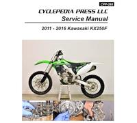 2011-2016 Kawasaki KX250F Cyclepedia Printed Motorcycle Service Manual