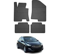 2011-2017 Hyundai i30 Tapis de sol en caoutchouc noir 4 pièces