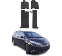 2011-2018 Tapis de sol Toyota Sienna TPE noir 4 pièces