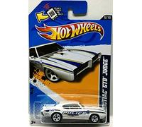 2011 Hot Wheels 1969 Pontiac GTO JUGE POLICE CAST CAR 165/247 ET 5 DE 10 EN SERIES