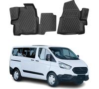 2012-2018 Ford Tourneo Custom Tapis de sol TPE noir 2 pcs