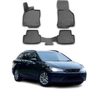 2012-2020 Tapis de sol Seat Leon TPE noir 4 pces