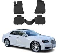2012-2024 Chrysler 300C RWD Tapis de sol TPE noir 4 pcs