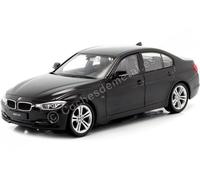 2012 BMW 335i Serie 3 (F30) Negro 1:24 Welly 24039