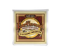 Ernie Ball Jeu de cordes pour guitare folk 2012 Earthwood 80/20 Bronze Medium 12C 11-52