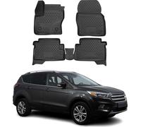 OMAC Tapis de sol pour Ford Kuga 2013-2019 en caoutchouc Noir