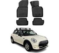 2013-2020 Tapis de sol Mini Hatch TPE noir 4 pces