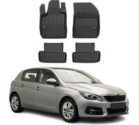 2013-2021 Peugeot 308 2 hayon Tapis TPE noir 4 pcs