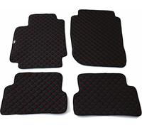 2013-2025 Renault Captur Tapis de sol en cuir synthétique noir 4 pièces