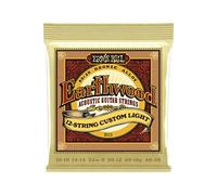 Ernie Ball Cordes guitare acoustique Earthwood Custom Light Bronze 80/20 12 cordes 10-48