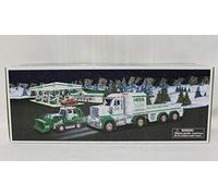2013 Hess Truck Toy Truck and Tractor Vehicles Already Gift Wrapped in Green Hess Color! by Hess