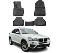 2014-2018 BMW X4 F26 Tapis de sol TPE noir 4 pièces