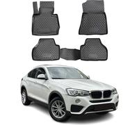 2014-2018 BMW X4 F26 Tapis de sol TPE noir 4 pièces