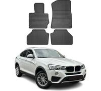 2014-2018 BMW X4 F26 Tapis de sol TPE noir 4 pièces
