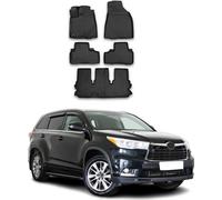 2014-2018 Tapis de sol Toyota Highlander TPE noir 5 pcs