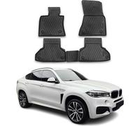 2014-2019 BMW X6 F16 F86 Tapis de sol TPE noir 4 pcs