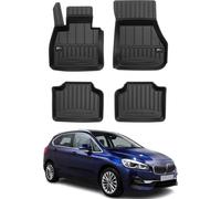 2014-2021 BMW Série 2 Active Tourer F45 Tapis de sol TPE noir 4 pcs