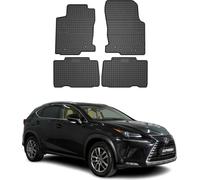 2014-2021 Lexus NX 1 Tapis de sol en caoutchouc noir 4 pièces