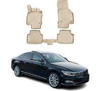 2014-2021 Tapis TPE beige 4 pièces VW Passat B8