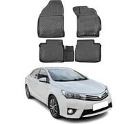 2014-2025 Tapis de sol Toyota Corolla TPE noir 4 pièces