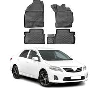 2014-2025 Toyota Corolla Quest RHD Tapis de sol TPE Noir 4 pcs.