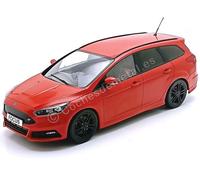 MODÈLE DE VOITURE STATIQUE FORD FOCUS ST TURNIER 2014 ROUGE MODELISME ÉCHELLE...