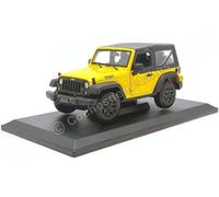 2014 Jeep Wrangler 3.6L Jaune-Noir 1:18 Maisto 31676