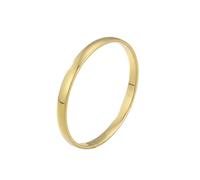 2014.Jewelyr.Luxe Bracelet - Femme - Jonc - Rond - Lisse - Plaqué Or Jaune 750/1000-3 Microns - 66 mm - Fermoir Clip