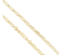 2014.Jewelyr.Luxe Bracelet Souple Femme maille Grecque Femme Plaqué Or Jaune 750/1000 3 Microns