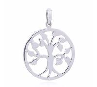 2014.Jewelyr.Luxe Pendentif Femme Rond Arbre de Vie Argent Massif 925/1000