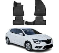 2015-2020 Renault Megane Tapis de sol TPE noir 4 pièces