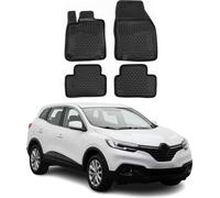2015-2021 Renault Kadjar Tapis de sol TPE noir 4 pièces