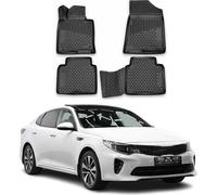 2015-2021 Tapis de sol Kia Optima TPE noir 4 pièces
